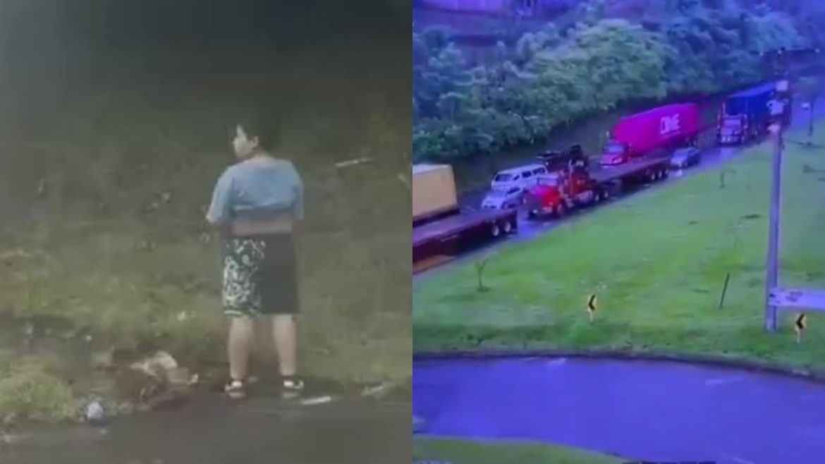 [VIDEO] Rakaman Terakhir Ibu Tergelak Lihat Anak Kencing Tepi Jalan Sebelum Maut Dirempuh Treler
