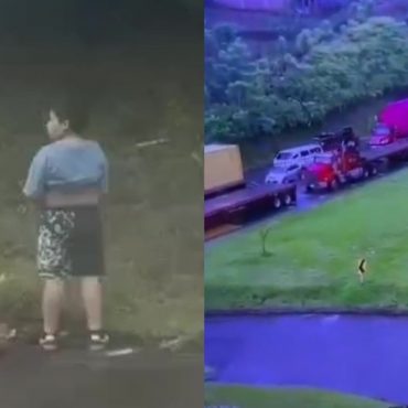 [VIDEO] Rakaman Terakhir Ibu Tergelak Lihat Anak Kencing Tepi Jalan Sebelum Maut Dirempuh Treler