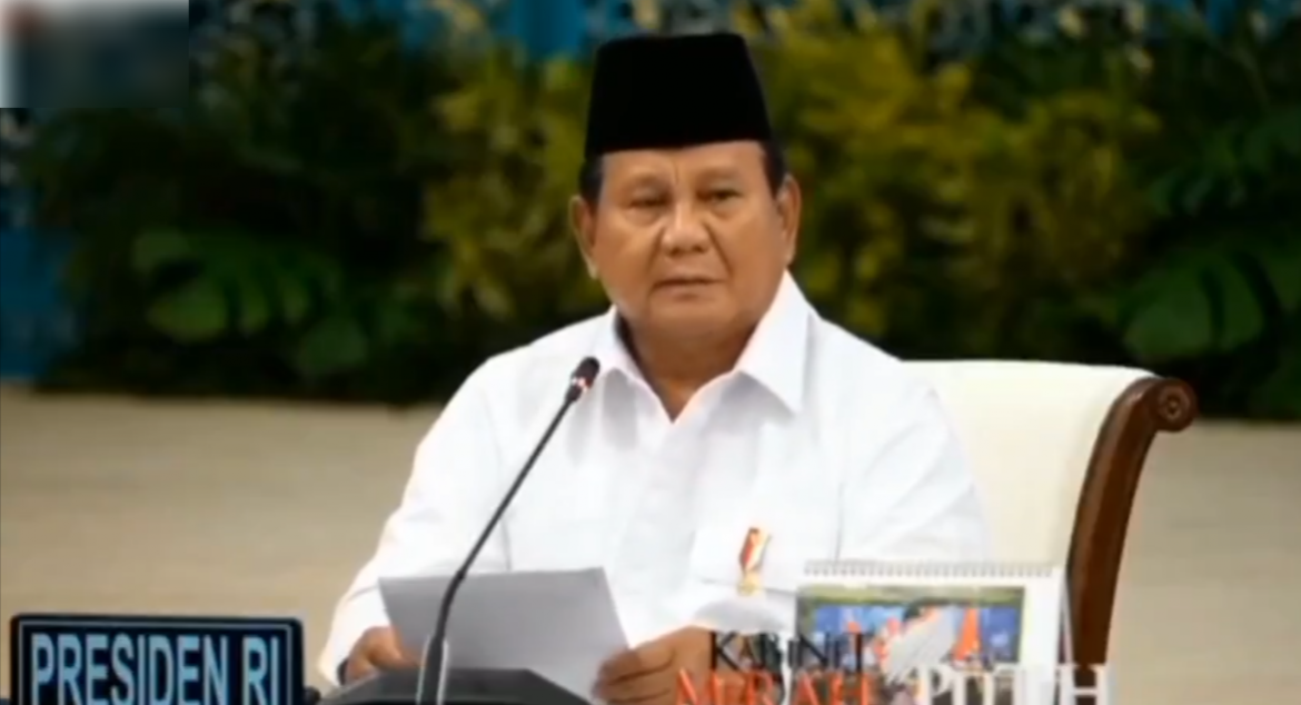 Presiden Indonesia Prabowo