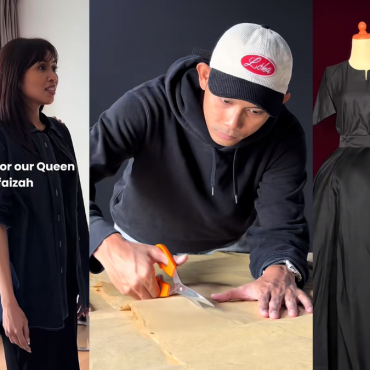 Aizat Saha Bangga Hasilkan Baju Dayang Nurfaizah, Netizen Puji – ‘Nampak Classy, Tak Sangka Pandai Menjahit’