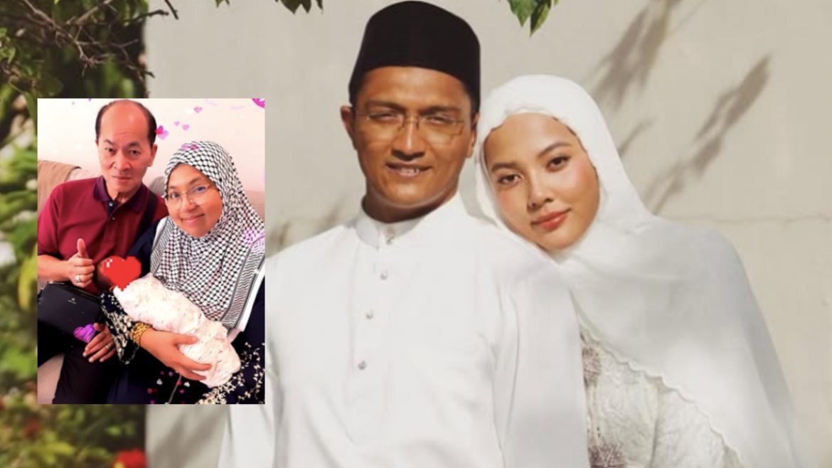 ‘Hadiah Yang Sangat Bernilai’ – Ibu Kongsi Foto Bersama Cucu, Aisyah Aziz Selamat Timang Anak Sulung