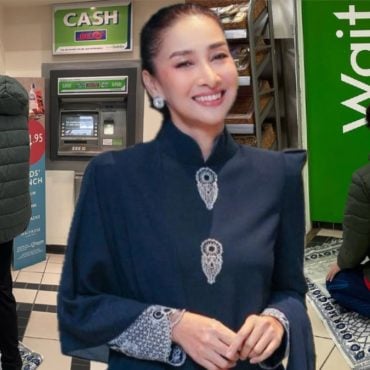 Rita Rudaini Kongsi Momen Anak Solat Tepi Mesin ATM Ketika Bercuti, Netizen Puji Cara Didikan