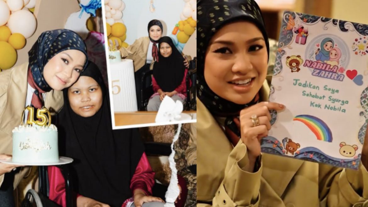 [VIDEO] Nabila Razali Rai Hari Lahir Peminat, Penuhi Hasrat Pesakit Leukemia – ‘Saya Cuba Jadi Sahabat Syurga Awak’