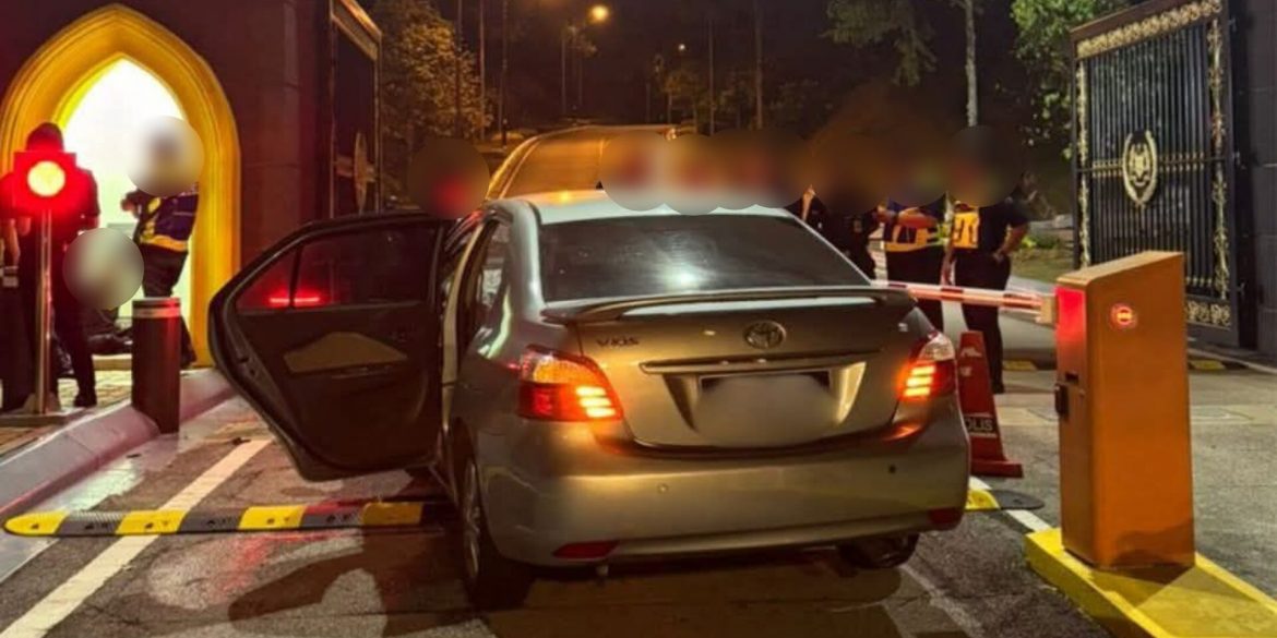 Lelaki Mabuk Ditahan, Rempuh Palang Pintu 2 Istana Negara