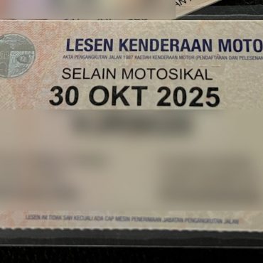 Tiada 'Roadtax' Fizikal Untuk Kenderaan Persendirian Dari 18 April Hingga 18 Mei, Kenapa?