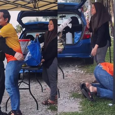[VIDEO] Terima RM2,000 Daripada Pempengaruh, Netizen Sebak Tengok Peniaga Sujud Syukur – ‘Mereka Memang Layak