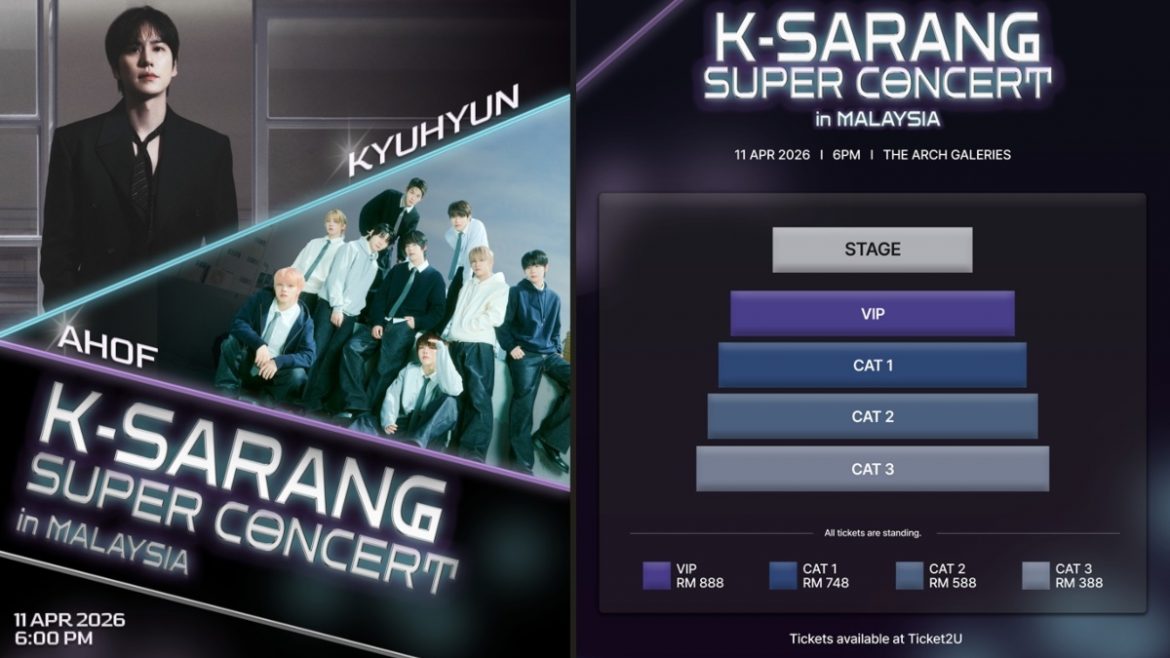 Kyuhyun & AHOF Bakal Gegarkan Pentas ‘K-Sarang Super Concert 2026’ Pada 11 April Di Kuala Lumpur