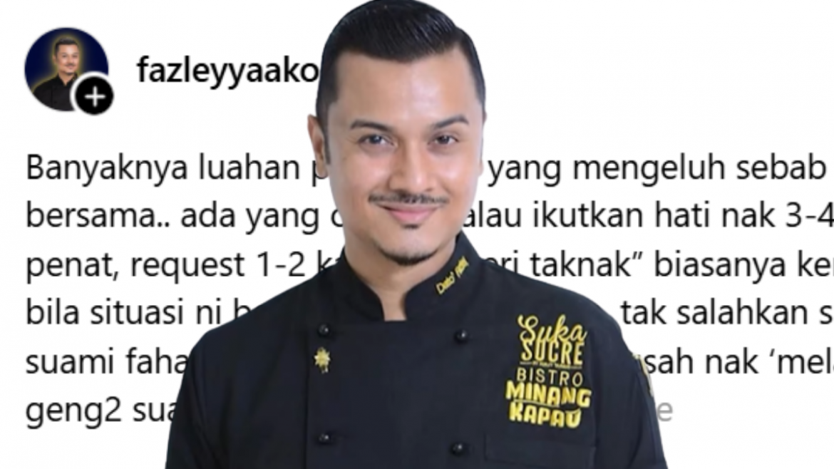 Fazleey Yaakob Minta Percerahan, Kenapa Ramai Isteri Mengelak Bila Suami Ajak Berjimak?