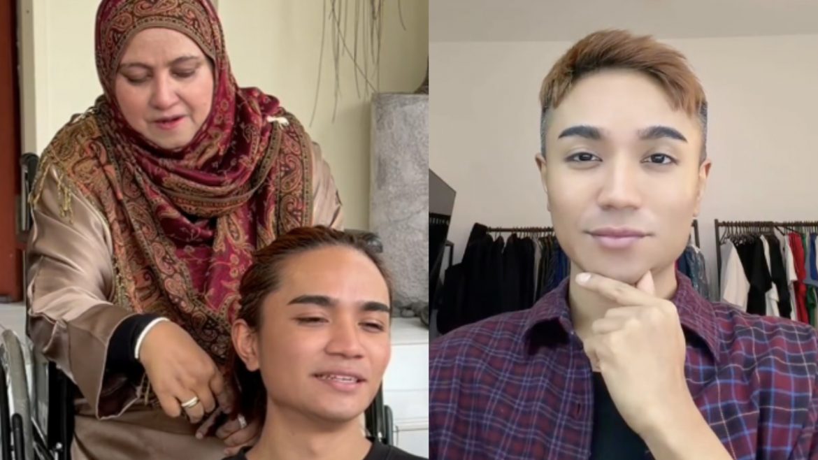 [VIDEO] Ojen Aiwah Berimej Baru, Ibu Menangis Bantu Potong Rambut – ‘Allah Akan Jaga Sebab Awak Anak Soleh