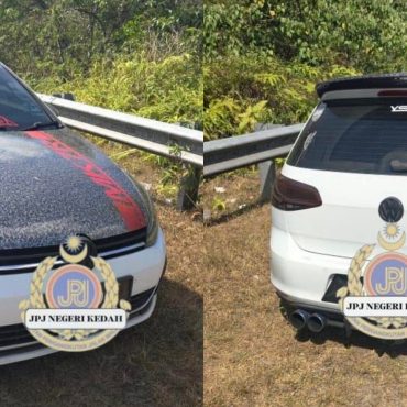 'Kalau Takut, Jangan Ikut' – Volkswagen Golf Dua Tahun Insurans Disita JPJ Kedah