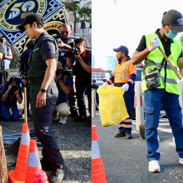'Datang Kuala Lumpur, Ikut Peraturan' – Warga Singapura Pertama Didenda Sapu Sampah