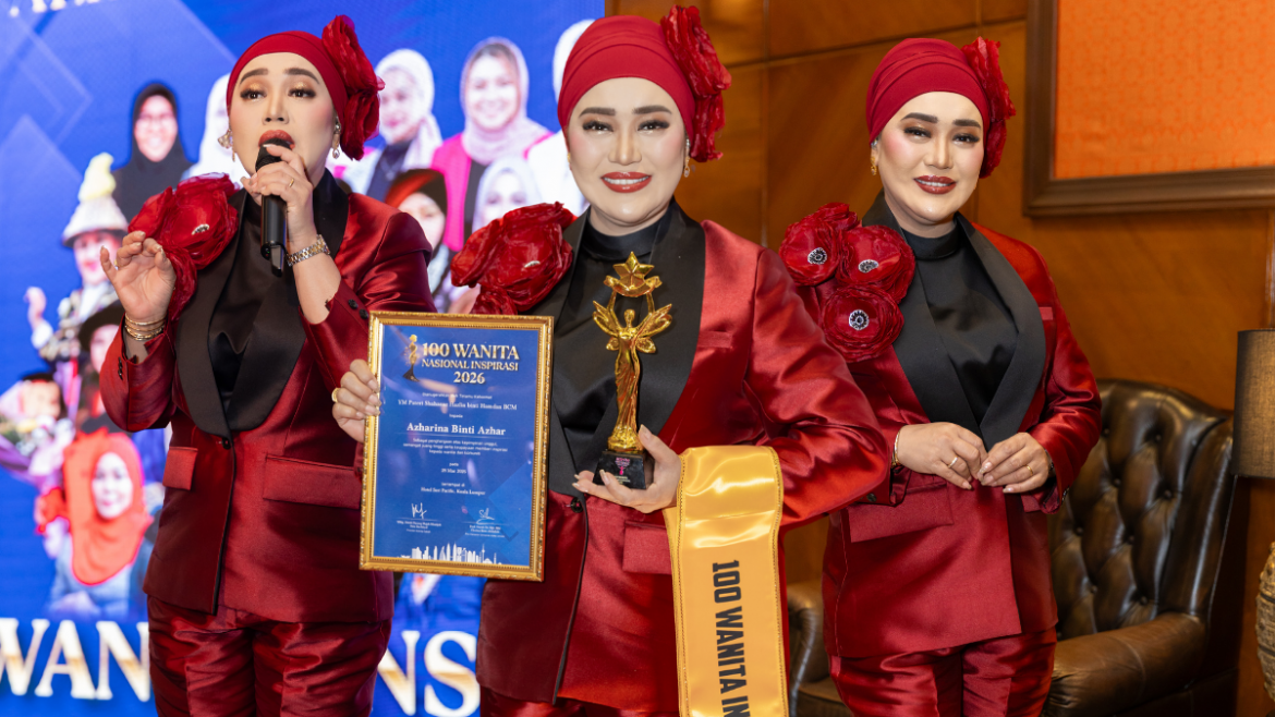 Azharina Syukur Terima Anugerah Wanita Inspirasi – ‘Setiap Langkah & Usaha Ada Makna’
