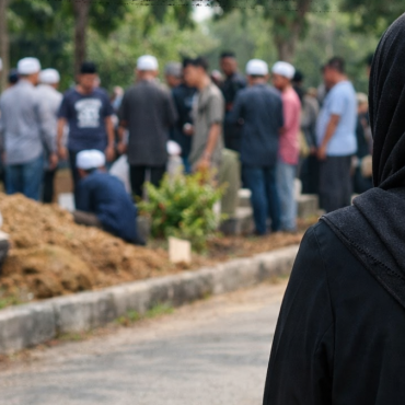 ‘Yang Meninggal Itu Ayah Aku’ – Wanita Terkilan Dakwa Ahli Kariah Masjid Guna Mikrofon Minta Berdiri Jauh Dari Kubur