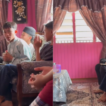 [VIDEO] Gelagat Kanak-Kanak Berdoa Untuk Tuan Rumah Sebelum Pulang Beraya Raih Pujian