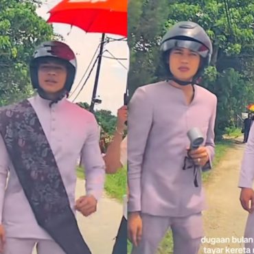 [VIDEO] Tayar Kereta Masuk Lubang, Wanita Terharu Meerqeen & Hael Husaini Datang Bantu – ‘Terima Kasih Sangat!’