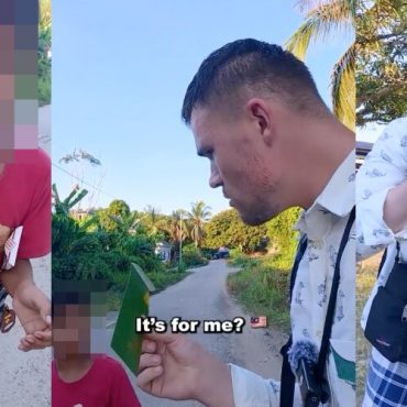 Kanak-Kanak Malaysia Beri Duit Raya Dituduh Gimik? Mat Saleh Ini 'Sekolahkan' Netizen Seberang
