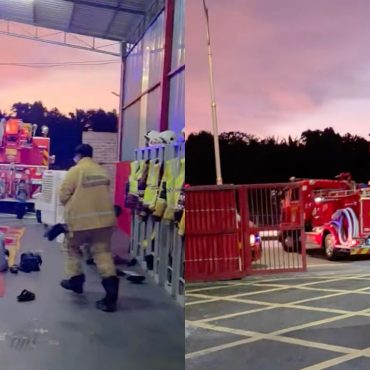 Azan Baru Berkumandang, Anggota Bomba Tinggalkan Majlis Berbuka Puasa Demi Tugasan