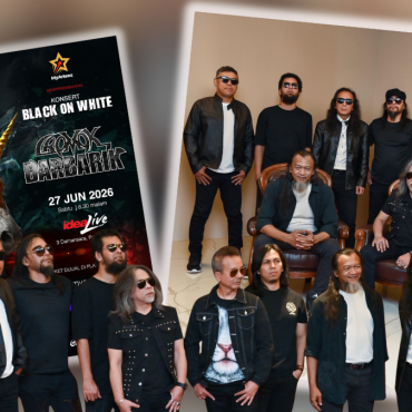 Dua Legasi Rock Bersatu! Cromok & Barbarik Gegarkan Black On White