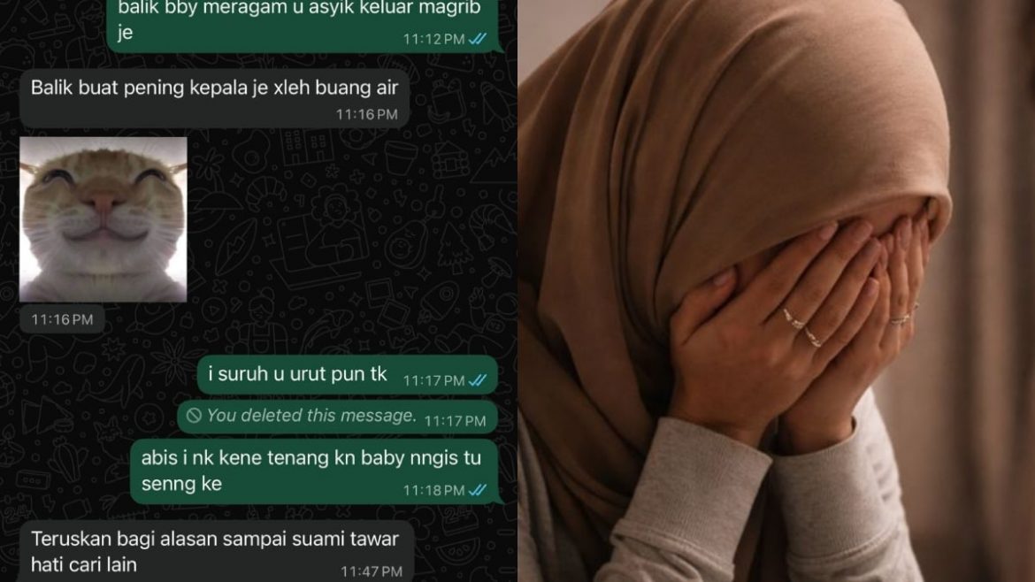 Isteri Urus Anak Sendirian Dalam Pantang, Kecewa Suami Utamakan Nafsu – ‘Tak Boleh Buang Air’