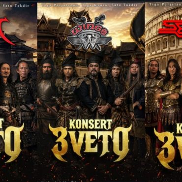 Tiga Legenda Rock Wings, Search & XDPC Bersatu Dalam ‘Konsert 3 Veto’ Ogos Ini