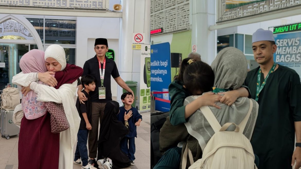 [VIDEO] Anak Tomok Menangis, Lisa Surihani Akui Sukar Tinggalkan Keluarga Sebelum Tunai Haji
