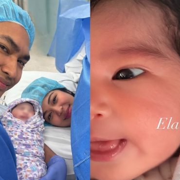 Tyra Kamaruzzaman Selamat Timang Cahaya Mata Kedua, Diberi Nama Elaira Emran