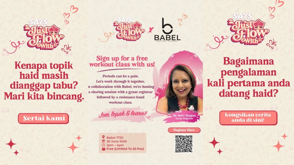 SAYS Lancar ‘Just Flow With It’, Tingkat Kesedaran Tentang Kesihatan Wanita