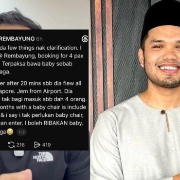 [VIDEO] Khairul Aming Jelaskan Isu Bayi Dikira 1 Pax Di Rembayung – ‘Saya Tak Untung, SOP Untuk Lindungi Bayi’