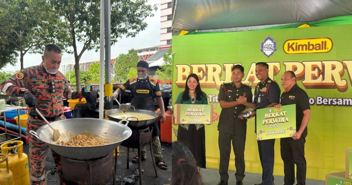 Sentuhan Kasih Dalam Setiap Hidangan, Projek Titipan Kasih & Kimball Bersatu Hargai Perwira Negara