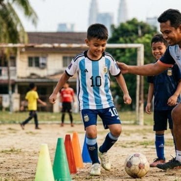 Tips Bagi Anak Pandai Main Bola, Mungkin Boleh Jadi Macam Messi