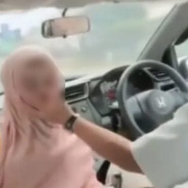 Padah 'Bermanja' Secara Berbahaya, Pasangan Honda Ini Akan Disaman JPJ