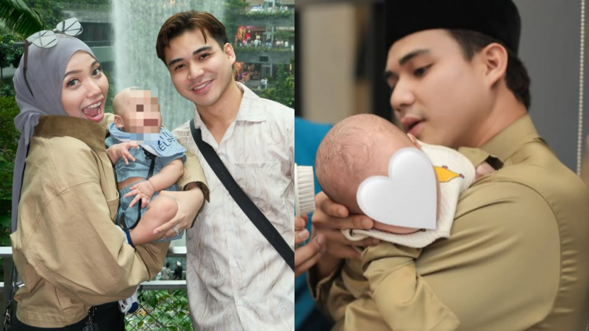 #BabyXTRA: Baru Lima Bulan Sudah Mahu Berdiri, Raja Atiq Tak Kekok Urus Lampin Anak Sendiri