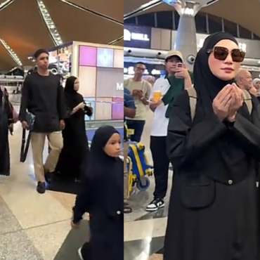 Aliff Syukri Satu Keluarga & 60 Pekerja Berangkat Tunai Umrah
