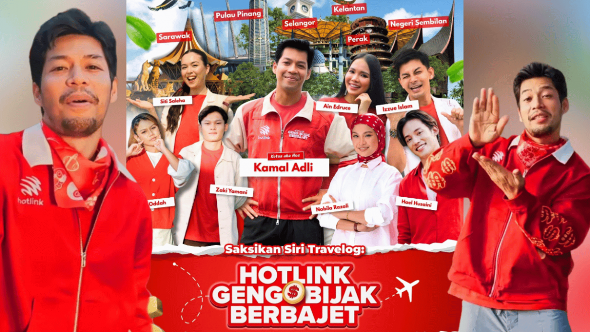Kamal Adli Ketuai Misi ‘Hotlink: Geng Bijak Berbajet’, Percutian Berbaloi Tapi Poket Tak Rabak!