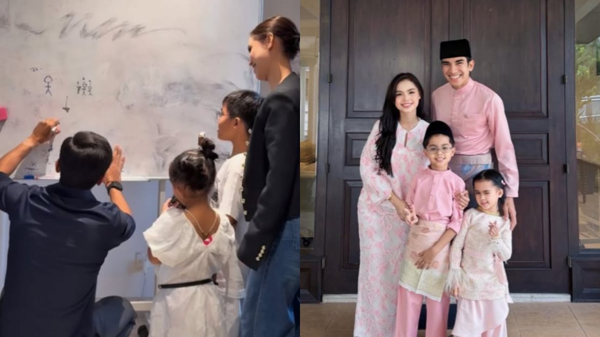 [VIDEO] Syed Saddiq Luah Hasrat Mahu Kahwin Depan Anak-Anak Bella Astillah, Siap Lukis Buat Ara Adreanna 