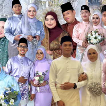 Hanya Bermodalkan RM1, Rezeki 10 Pasangan Pengantin Naik Pelamin Serentak