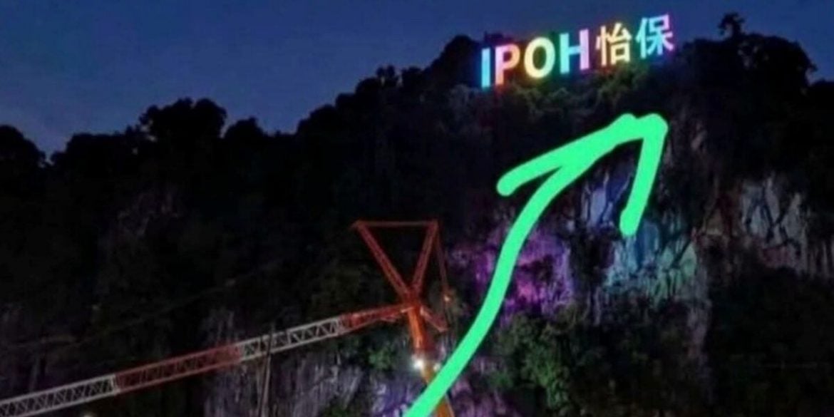 Tular Gambar Tulisan Cina Di Bukit IPOH, MBI Akhirnya Tampil Buka Suara
