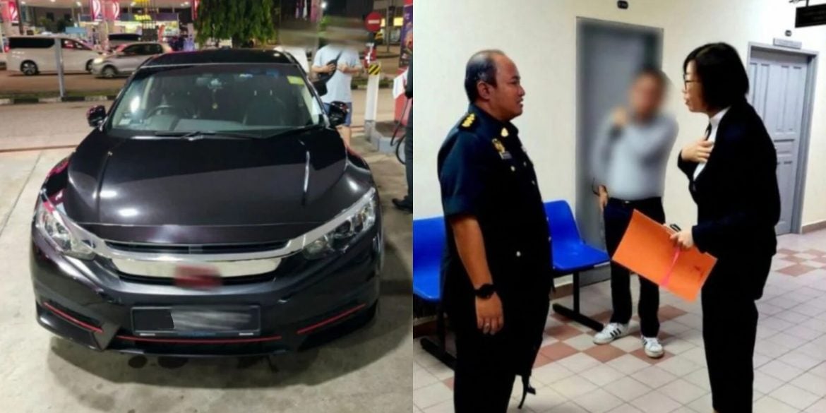 Isi Minyak Kuning, Pemandu Honda Civic Warga Singapura Didenda RM20,000
