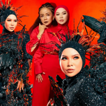 AJL40: Melinda Looi Guna 5 Kg Arang & 6,000 Swarovski Hasilkan Busana ‘Gunung Berapi’ Aina Abdul