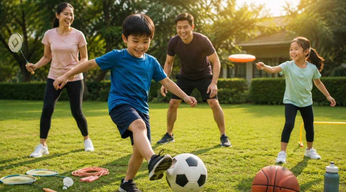Tak Perlu Keluar Banyak Duit! 5 Aktiviti Sukan Ini Boleh Dibuat Bersama Anak