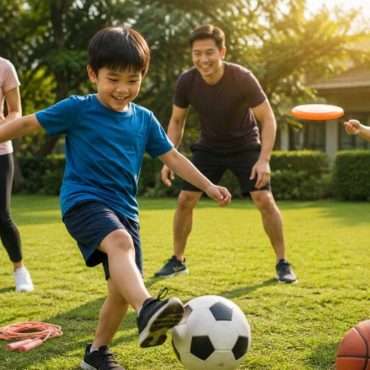 Tak Perlu Keluar Banyak Duit! 5 Aktiviti Sukan Ini Boleh Dibuat Bersama Anak