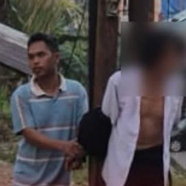 Lelaki Diikat Di Tiang Elektrik Selepas Didakwa Larikan Isteri Orang – ‘Mereka Sempat Makan Bakso & Nasi Goreng’