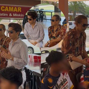Bermula Dengan Niat Spontan… Jaja Ishak, Haqiem Rusli Kongsi Rezeki Dengan Anak Yatim & Asnaf