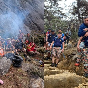 Cedera Tergelincir & Terkandas 8 Hari, Pendaki Croatia Rasa Malu Didukung 'Porter' Berusia 15 Tahun Turun Dari Gunung Kinabalu
