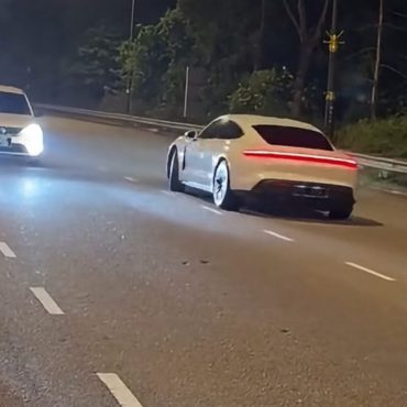 Lawan Arus Ketika 'Roadblock', Pemandu Porsche Taycan Serah Diri