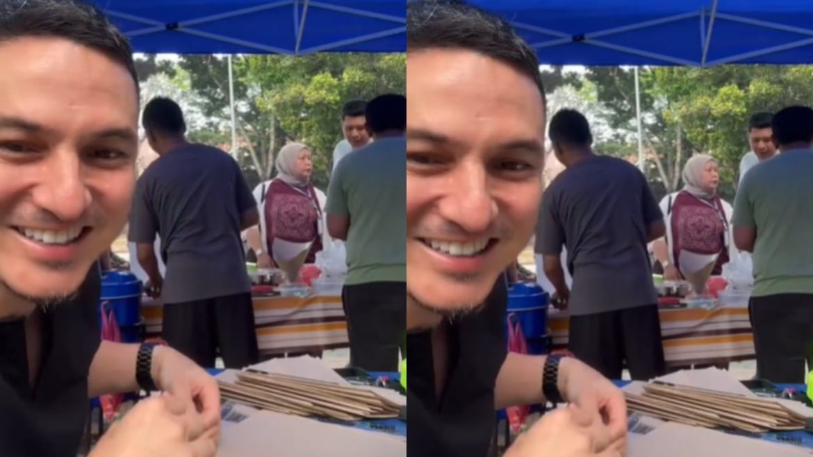 [VIDEO] Tindakan Zain Saidin Bantu Rakan Niaga Nasi Lemak Raih Perhatian – ‘Bagus Dia Ni Santai’