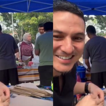 [VIDEO] Tindakan Zain Saidin Bantu Rakan Niaga Nasi Lemak Raih Perhatian – ‘Bagus Dia Ni Santai’